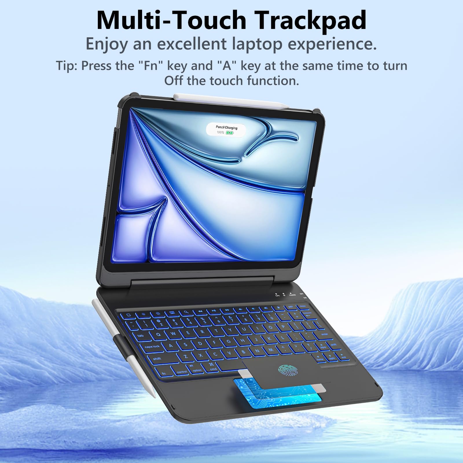 Amazon.com: FUWANG Touch Keyboard Case for iPad Air 11-inch (M4